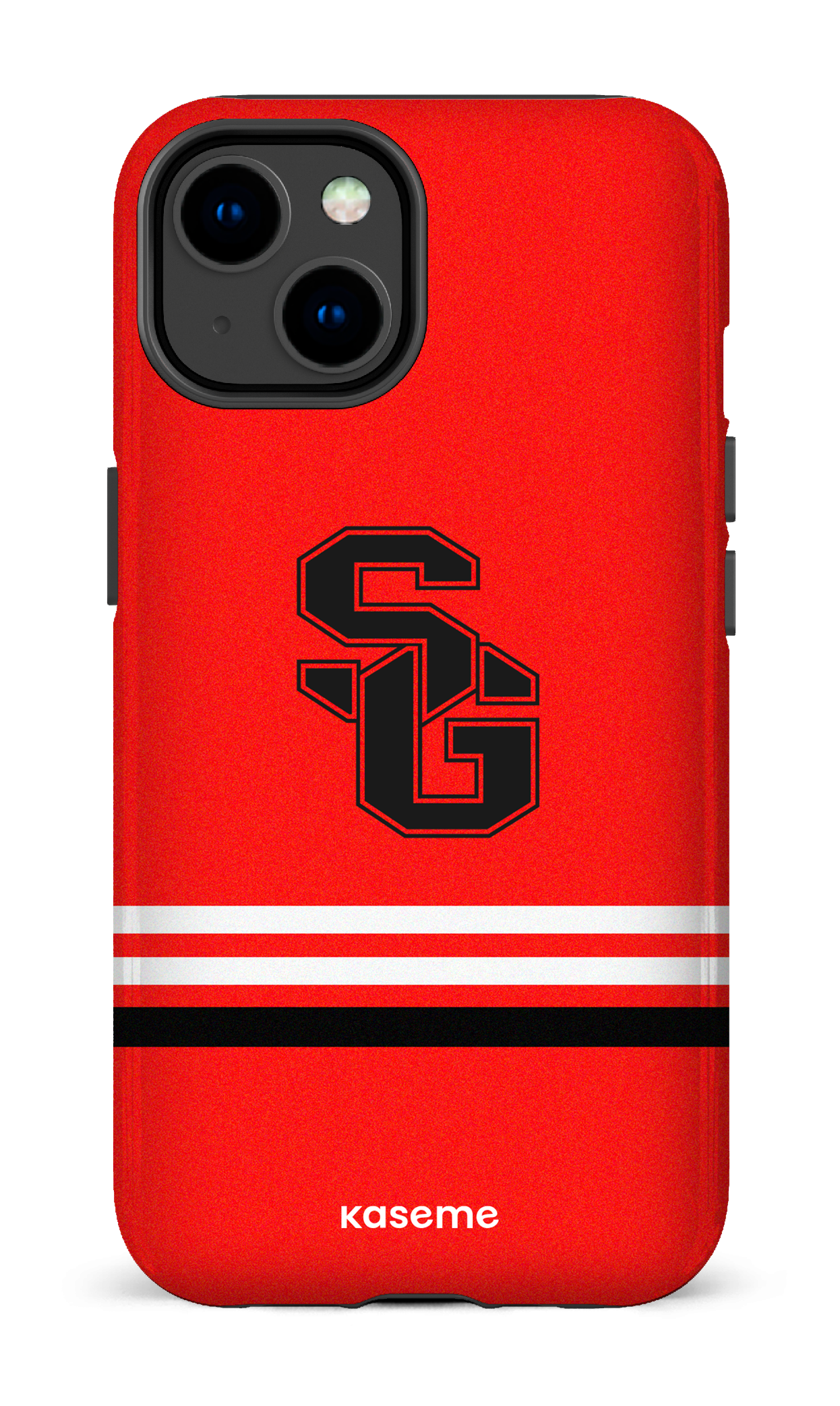 iPhone 14 Tough Gloss Dragons PSG Rouge -