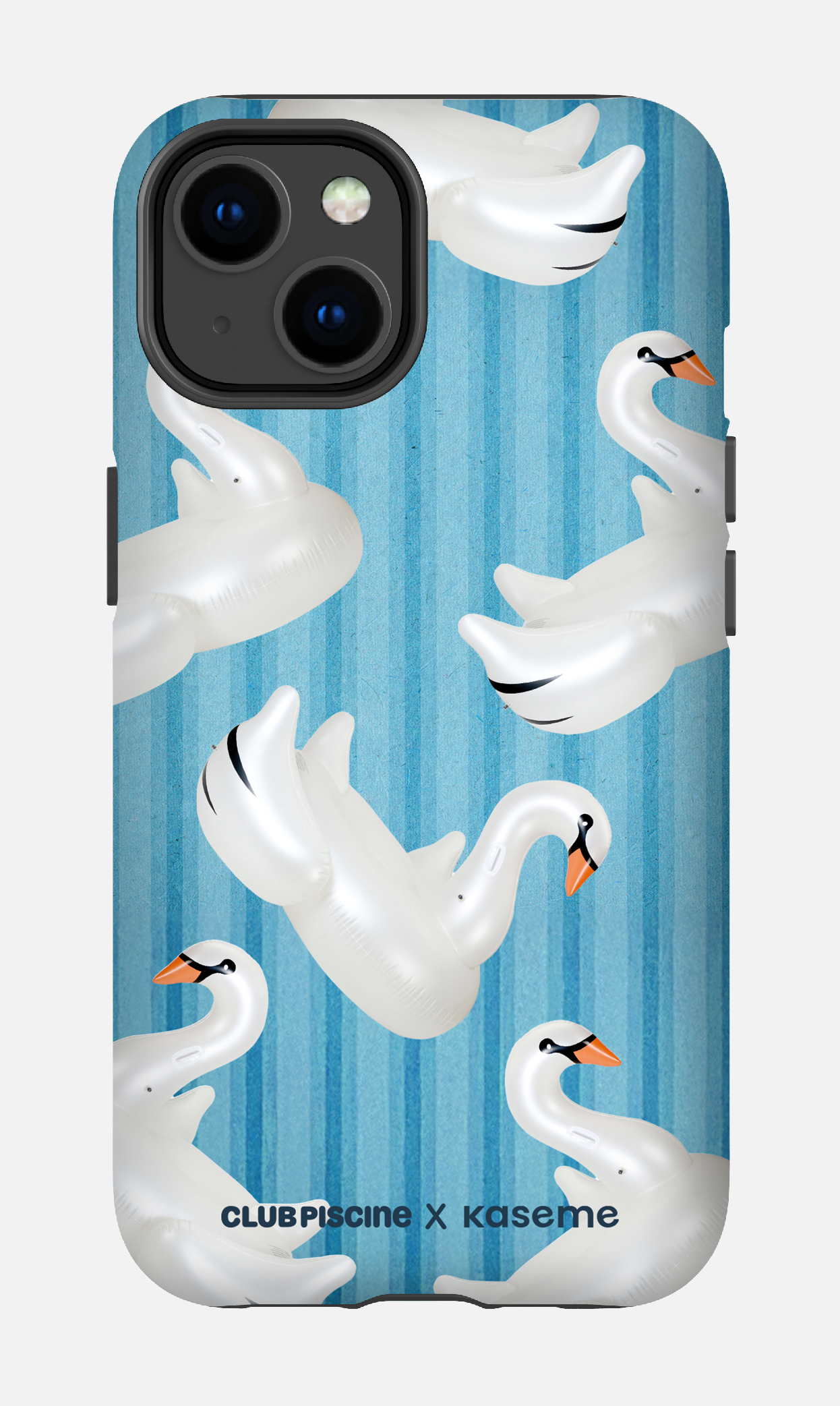 iPhone 14 Tough Matte Cygne par Club Piscine -