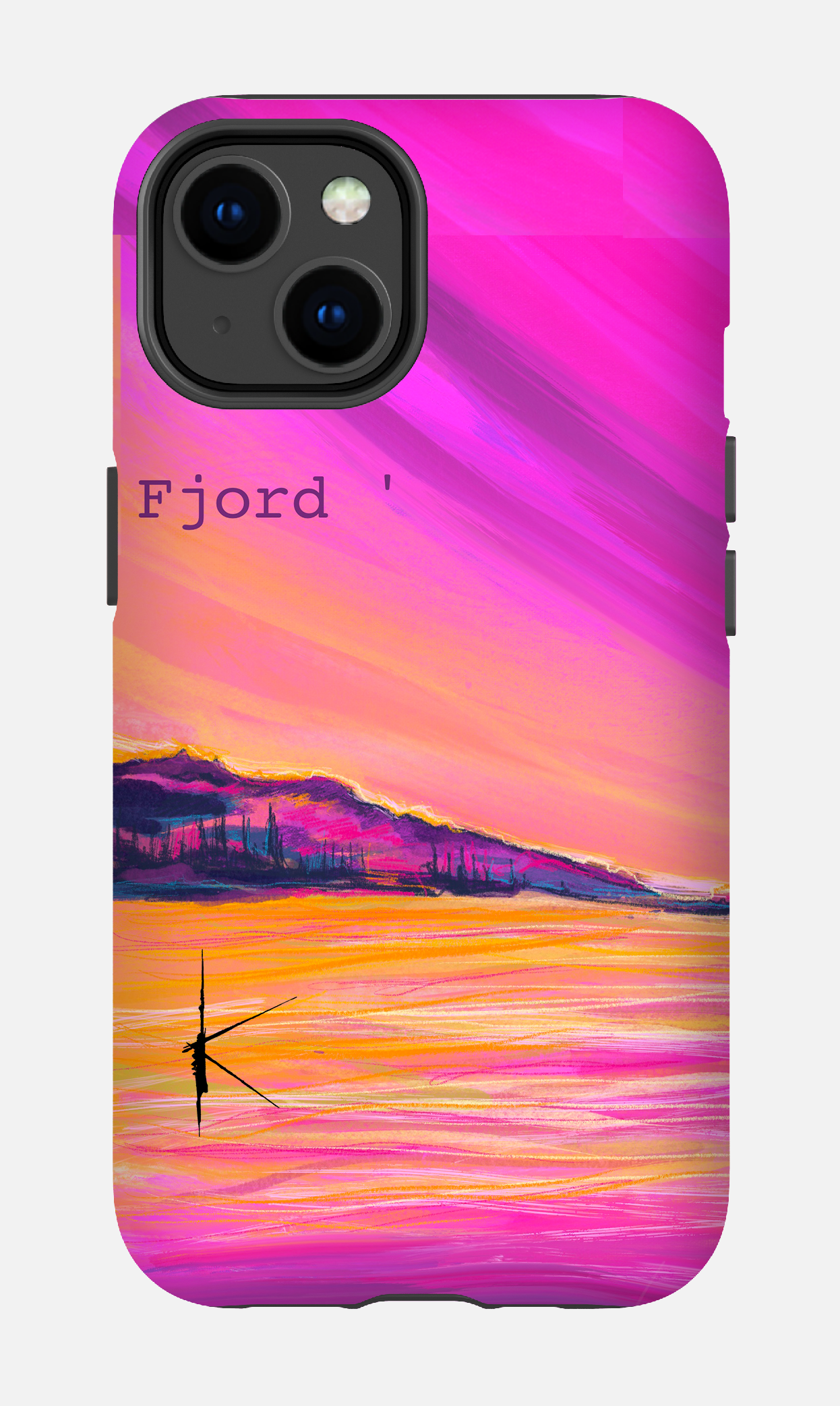 iPhone 14 Tough Matte Fjord par Kristine Girard -
