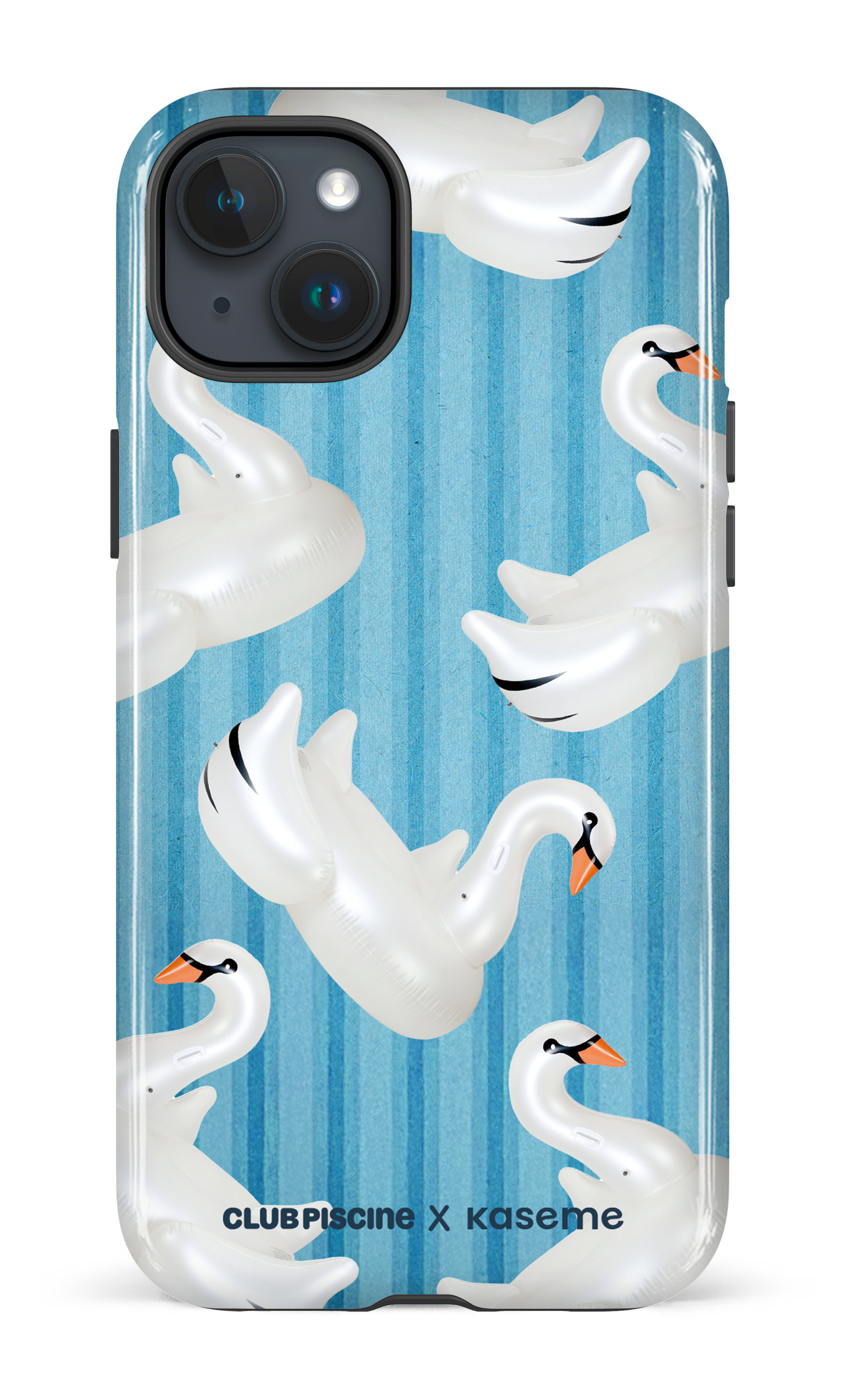 iPhone 15 Plus Tough Cygne par Club Piscine -