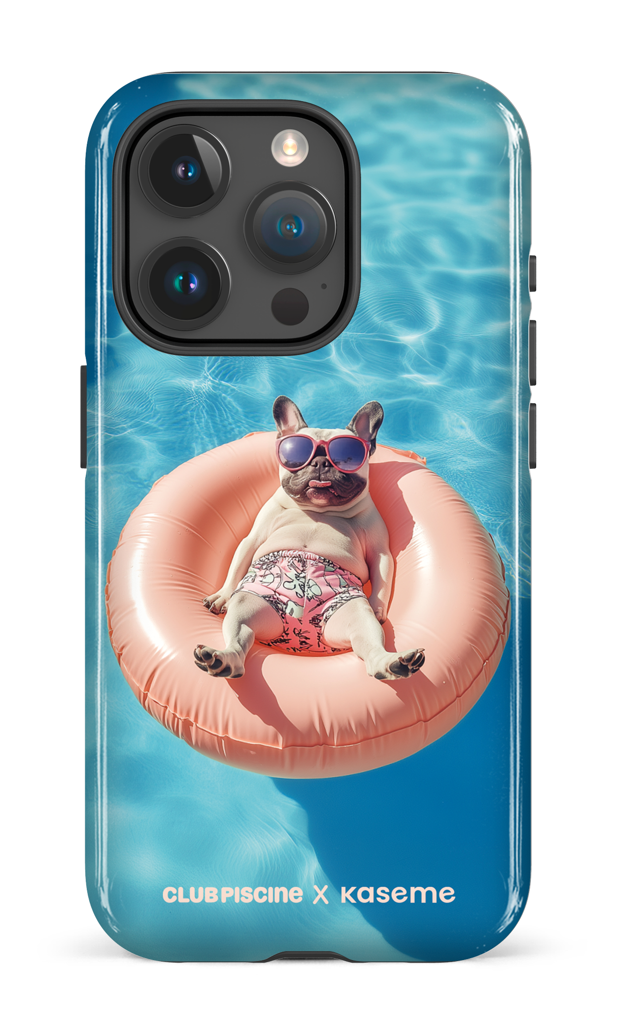 iPhone 15 Pro Tough Chien Chaud par Club Piscine -