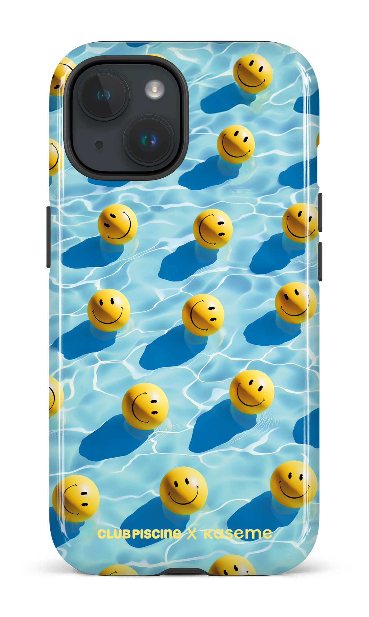 iPhone 15 Tough (Gloss) Ballon par Club Piscine -