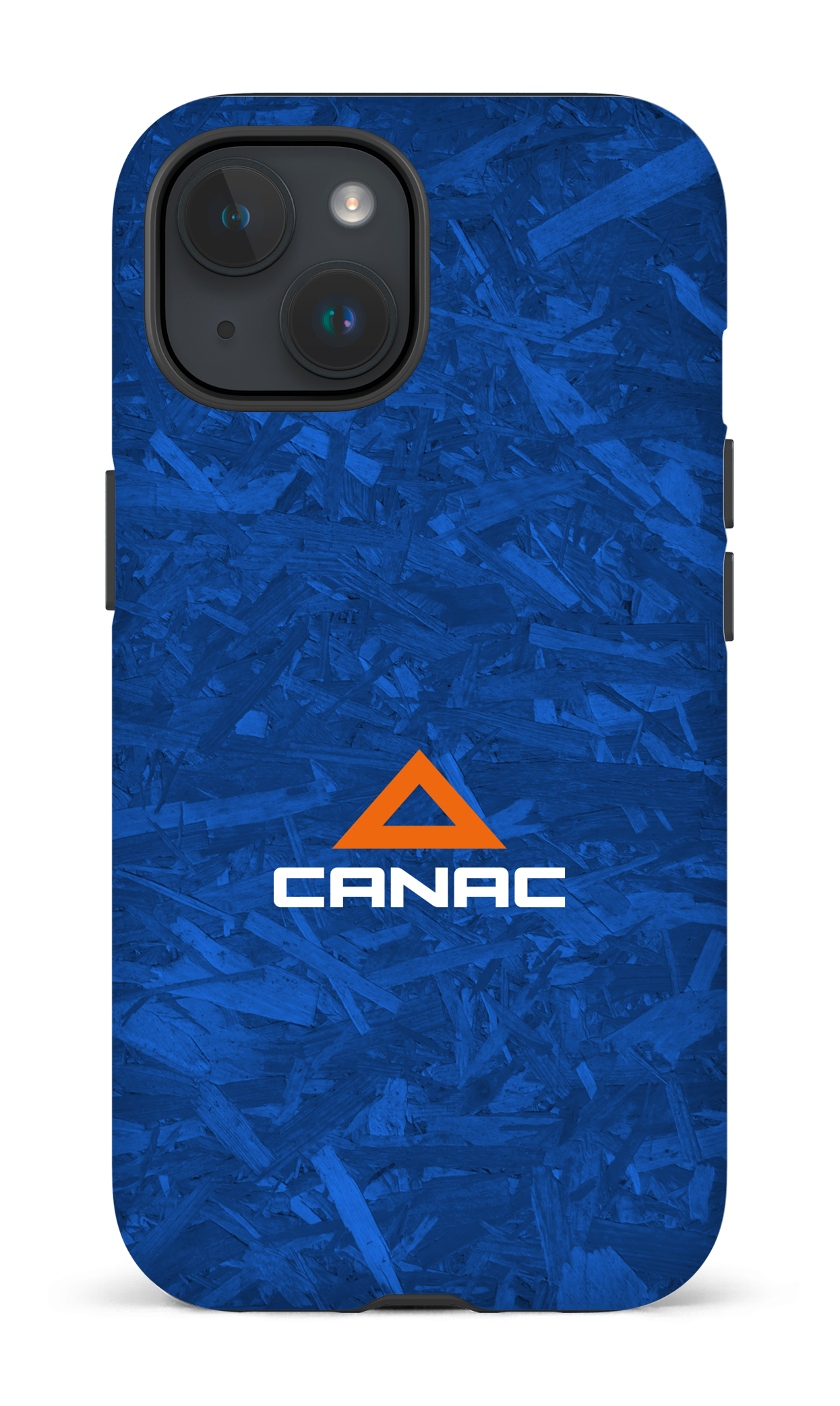iPhone 15 Tough (Matte) Bois bleu par Canac -