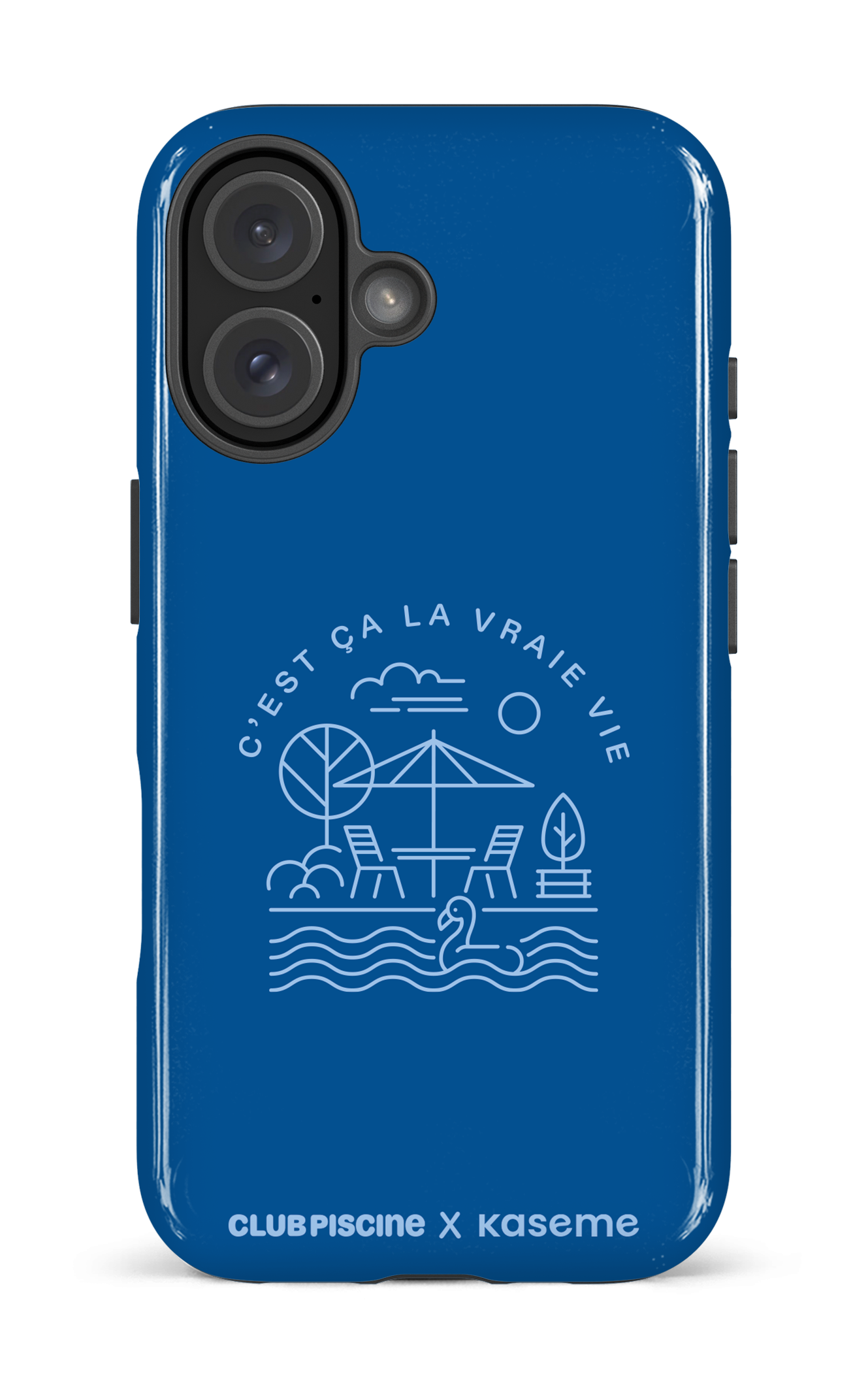 iPhone 16 Impact Case Vraie Vie par Club Piscine -