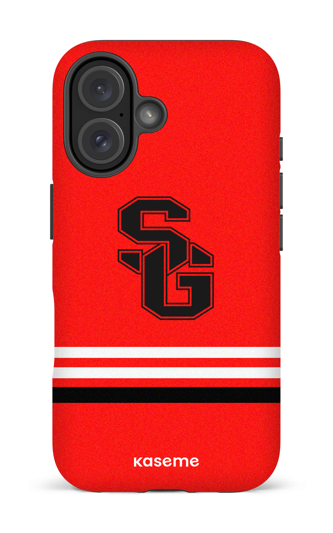 iPhone 16 Impact (Matte) Dragons PSG Rouge -