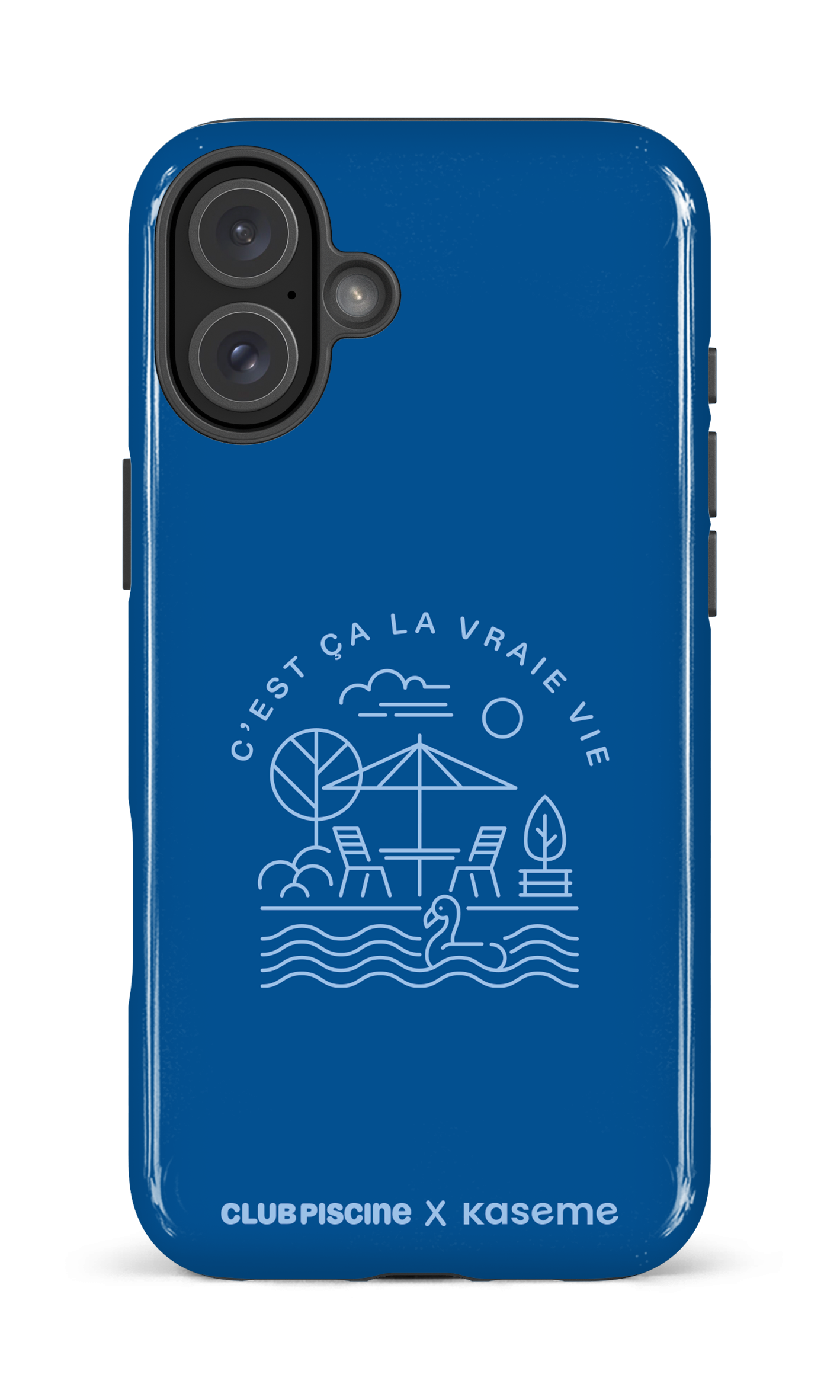 iPhone 16 Plus Impact Case Vraie Vie par Club Piscine -