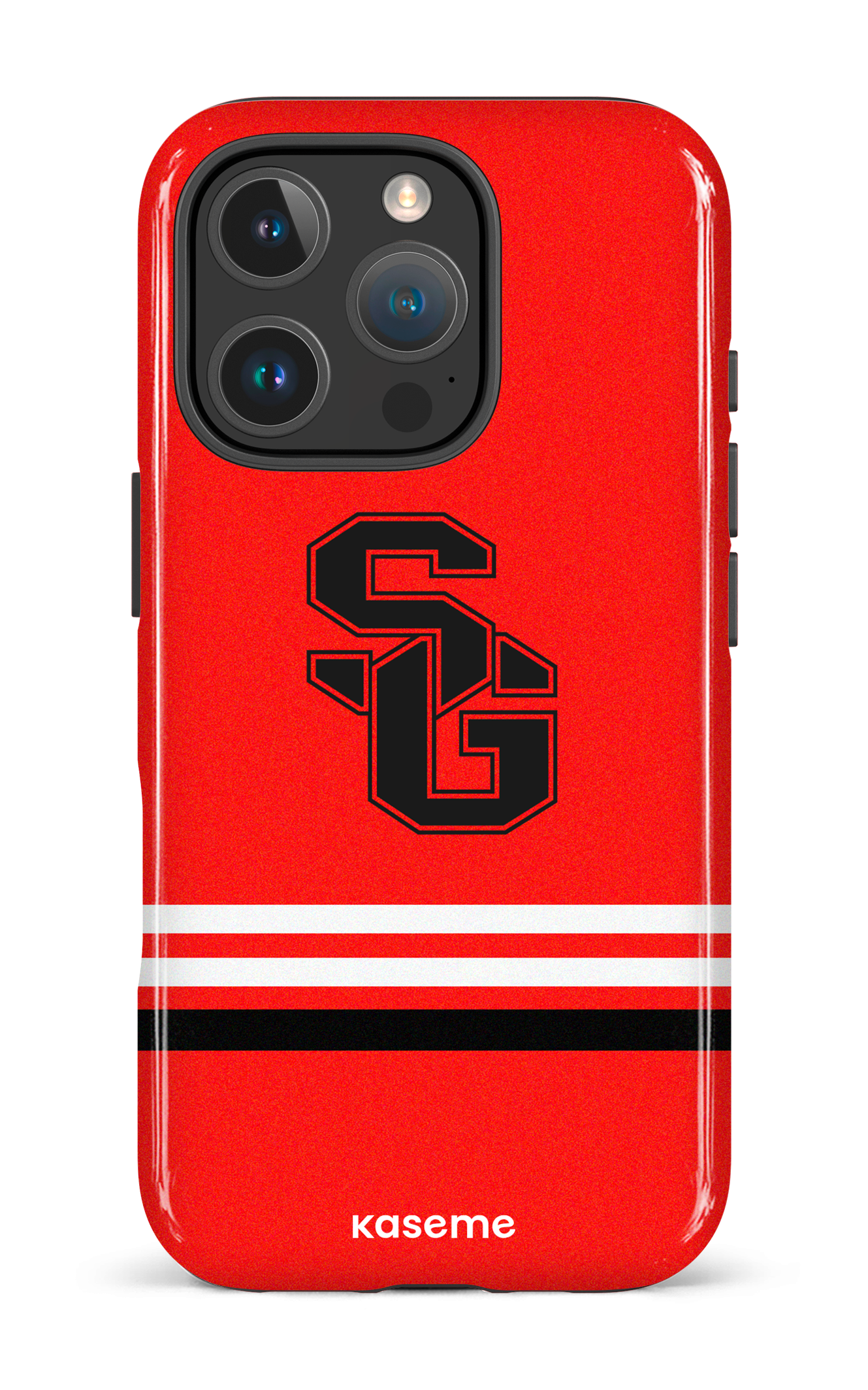 iPhone 16 Pro Impact Case Dragons PSG Rouge -