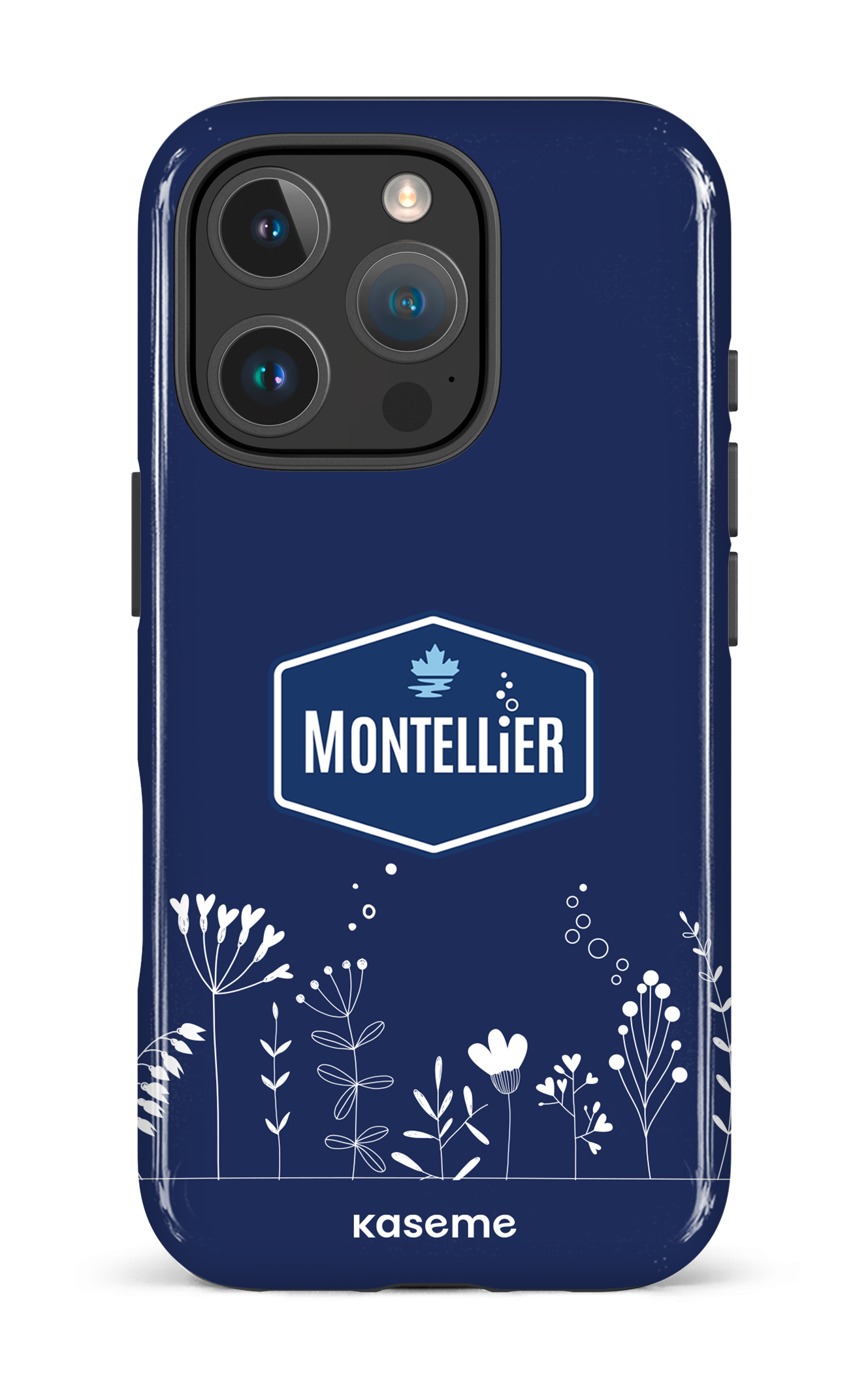 iPhone 16 Pro Impact Case Montellier Fleurs -