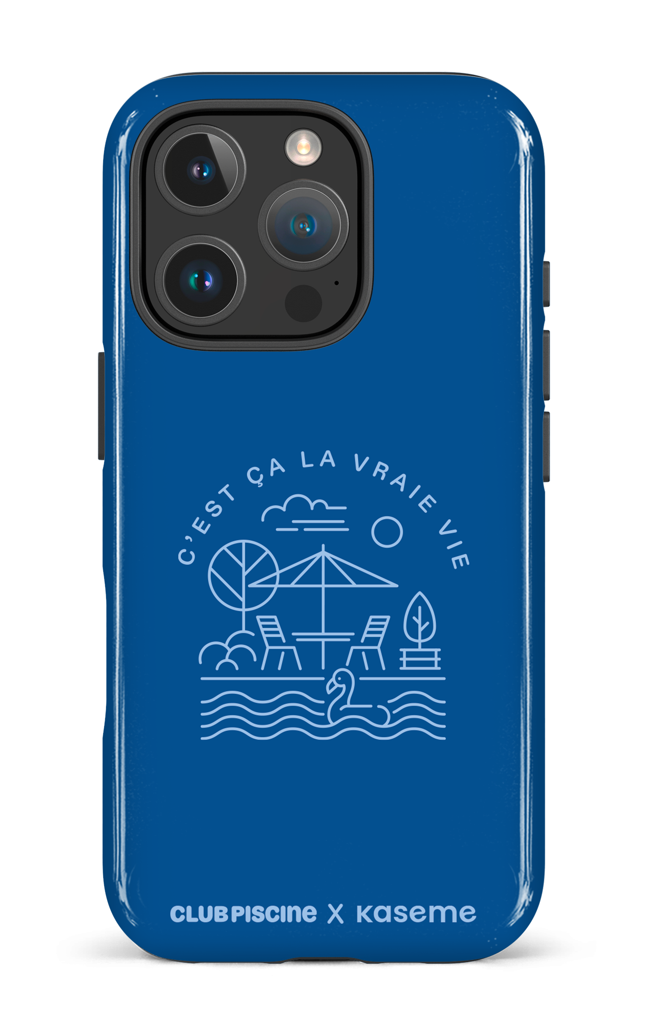 iPhone 16 Pro Impact Case Vraie Vie par Club Piscine -