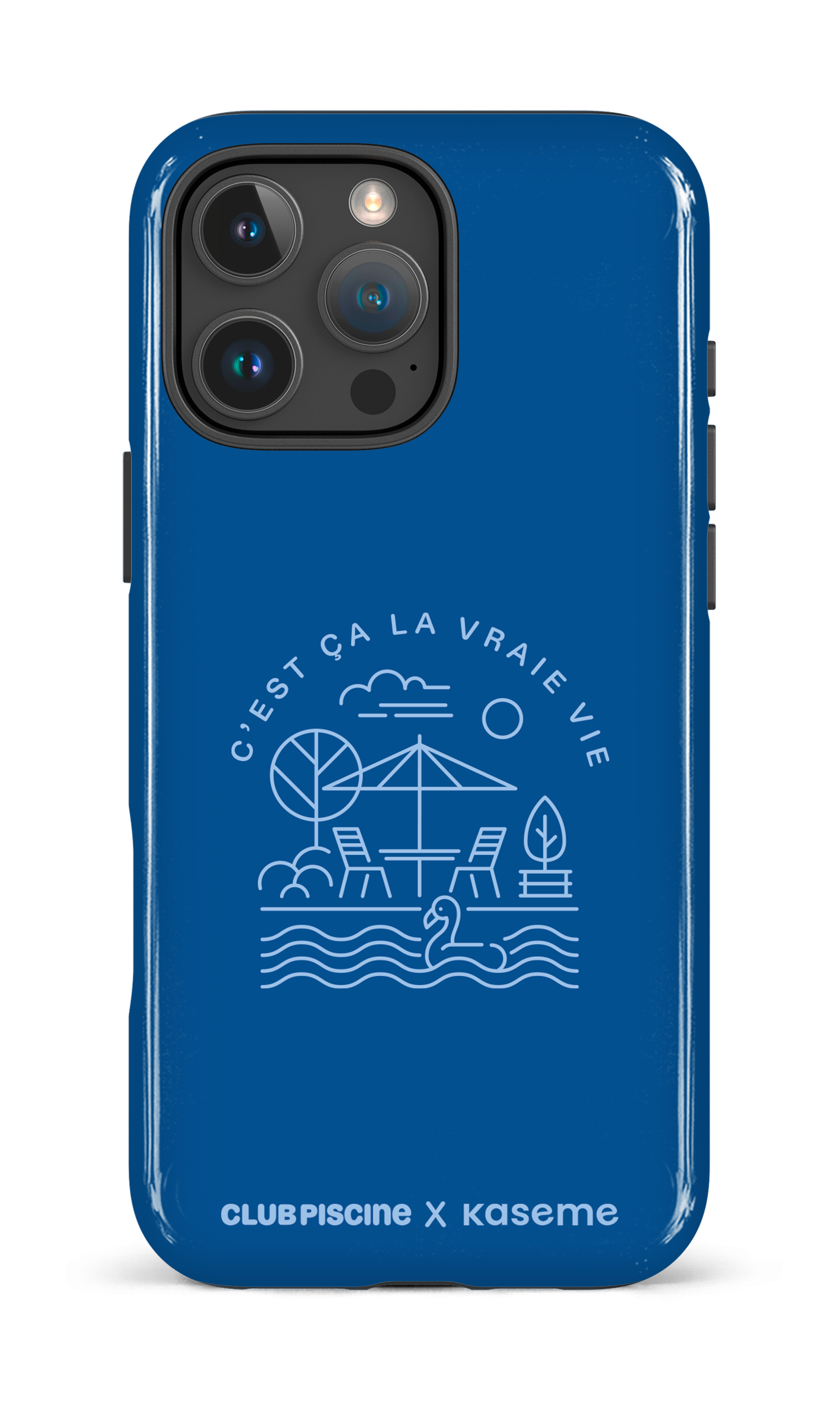 iPhone 16 Pro Max Impact Case Vraie Vie par Club Piscine -