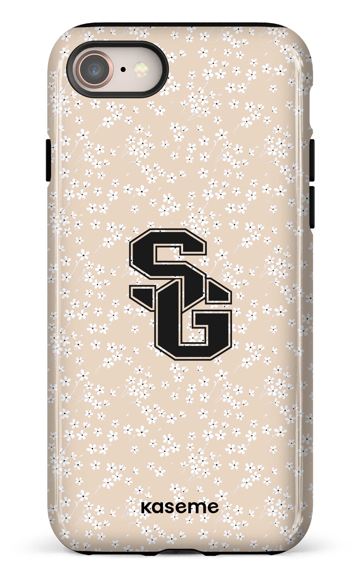 iPhone 8 Tough Posy Beige x Dragons -