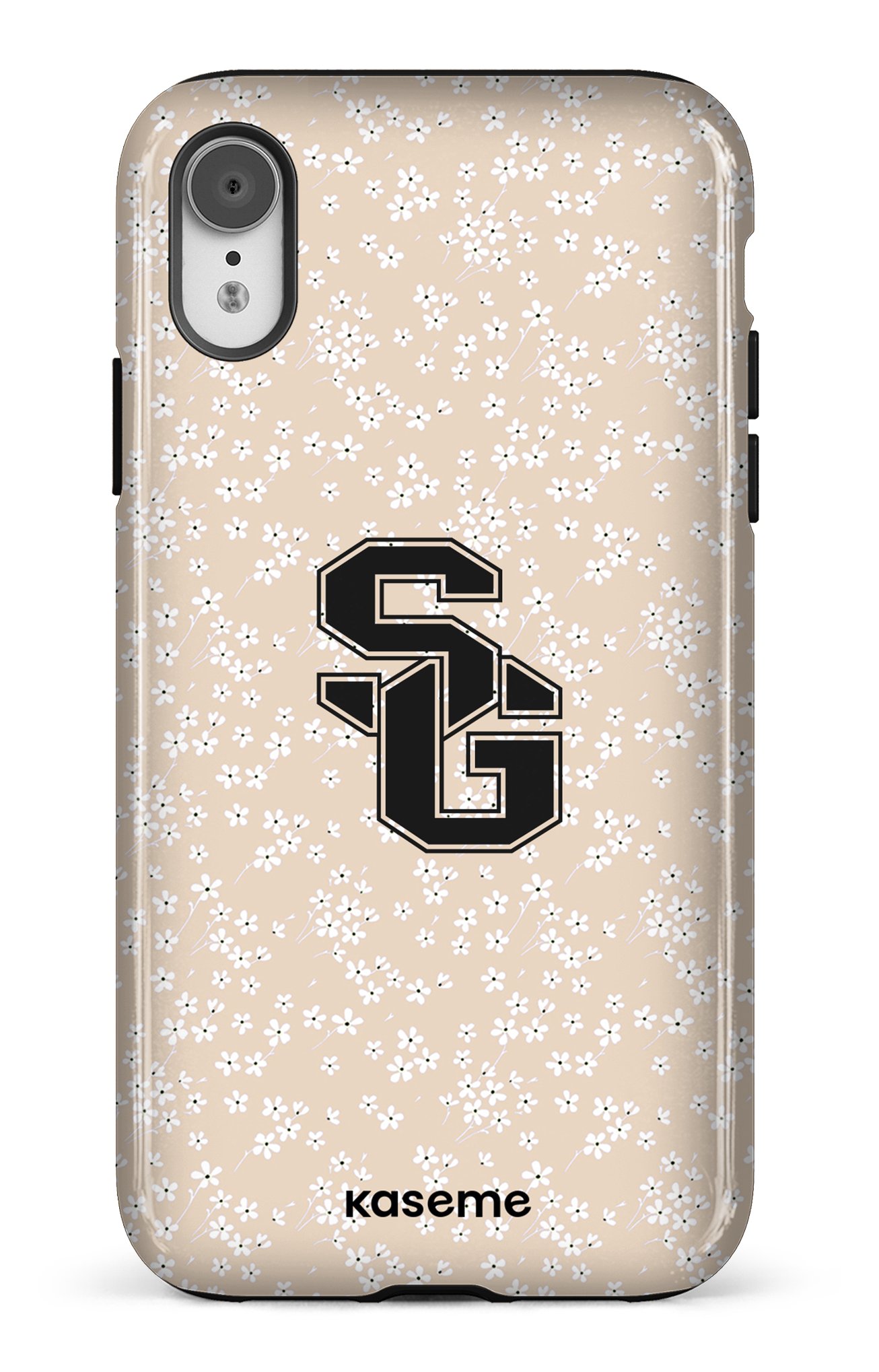 iPhone XR Tough Posy Beige x Dragons -