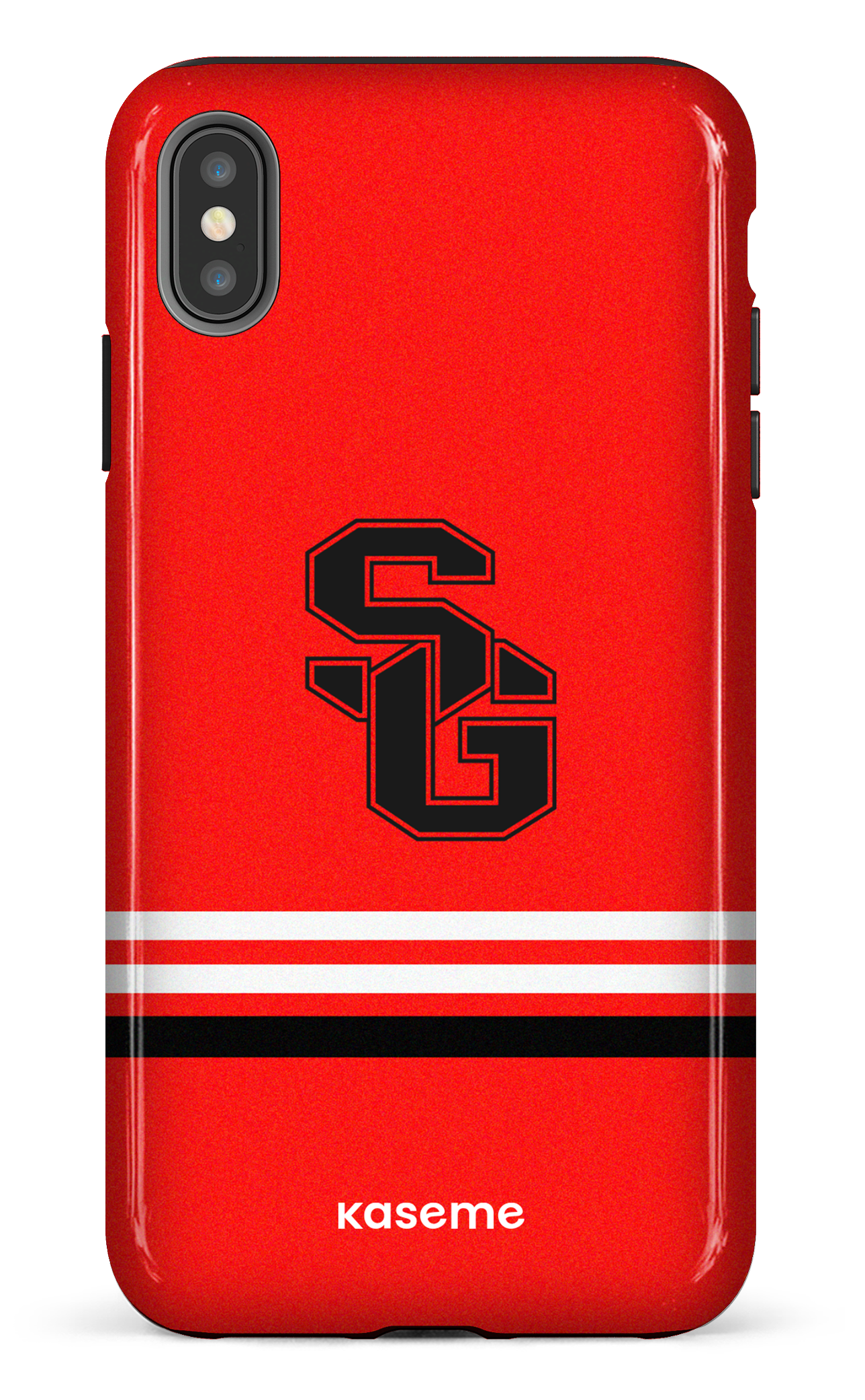 iPhone XS Max tough Dragons PSG Rouge -