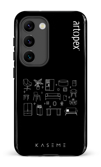 L'essentiel noir par Artopex - Galaxy S23