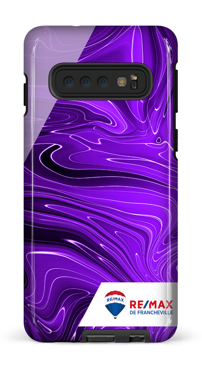 Peinture marbrée sombre violette de Francheville - Galaxy S10
