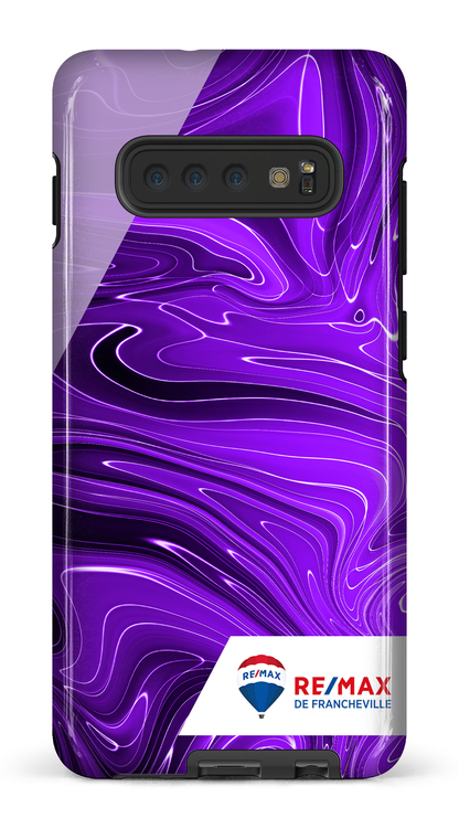 Peinture marbrée sombre violette de Francheville - Galaxy S10 Plus