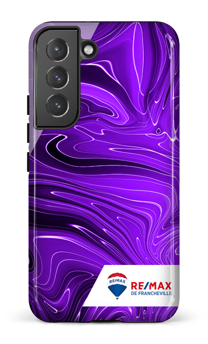 Peinture marbrée sombre violette de Francheville - Galaxy S22