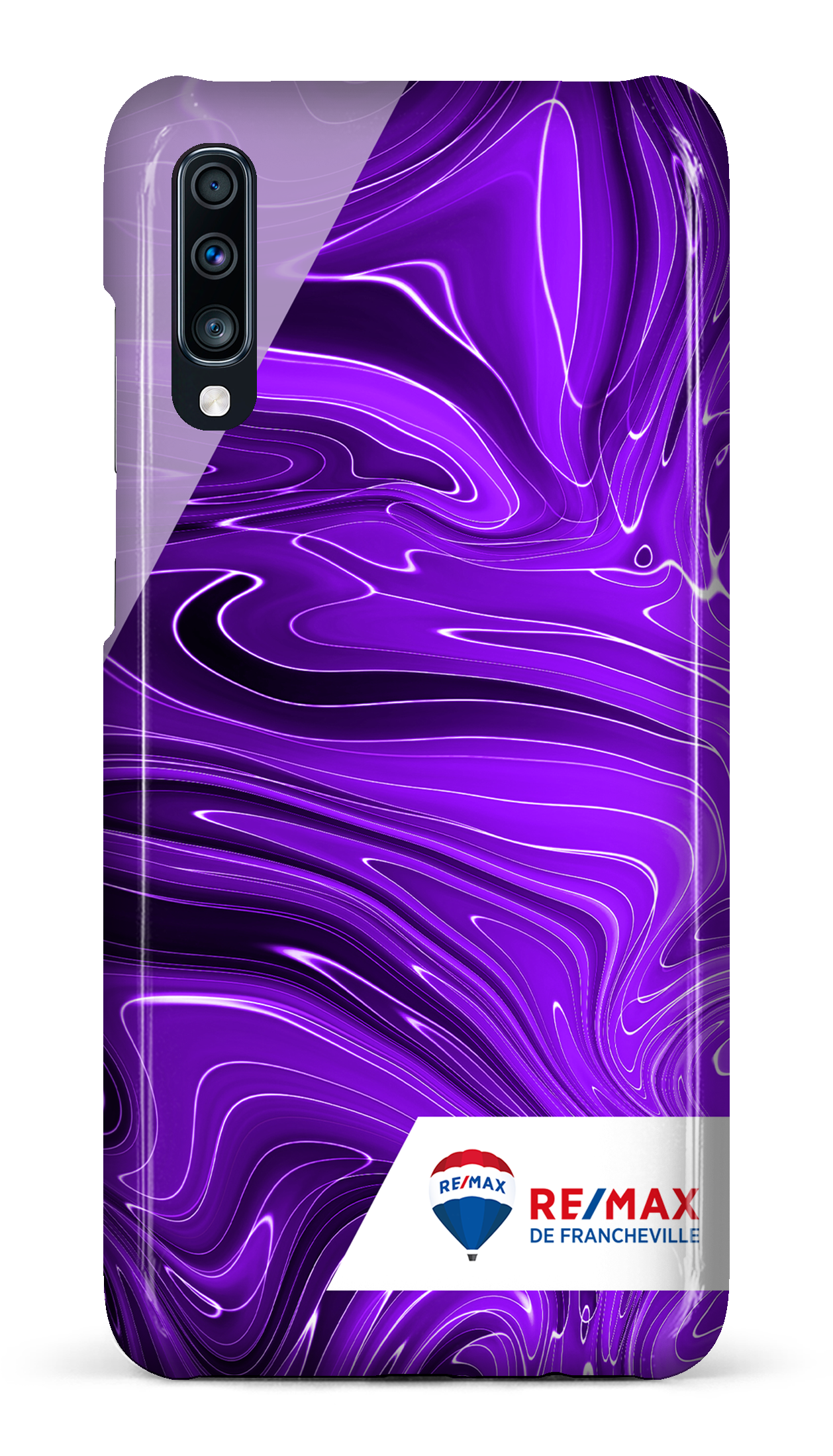 Peinture marbrée sombre violette de Francheville - Galaxy A70