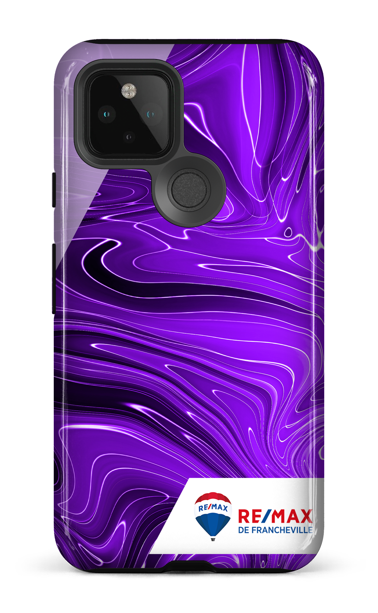 Peinture marbrée sombre violette de Francheville - Google Pixel 5