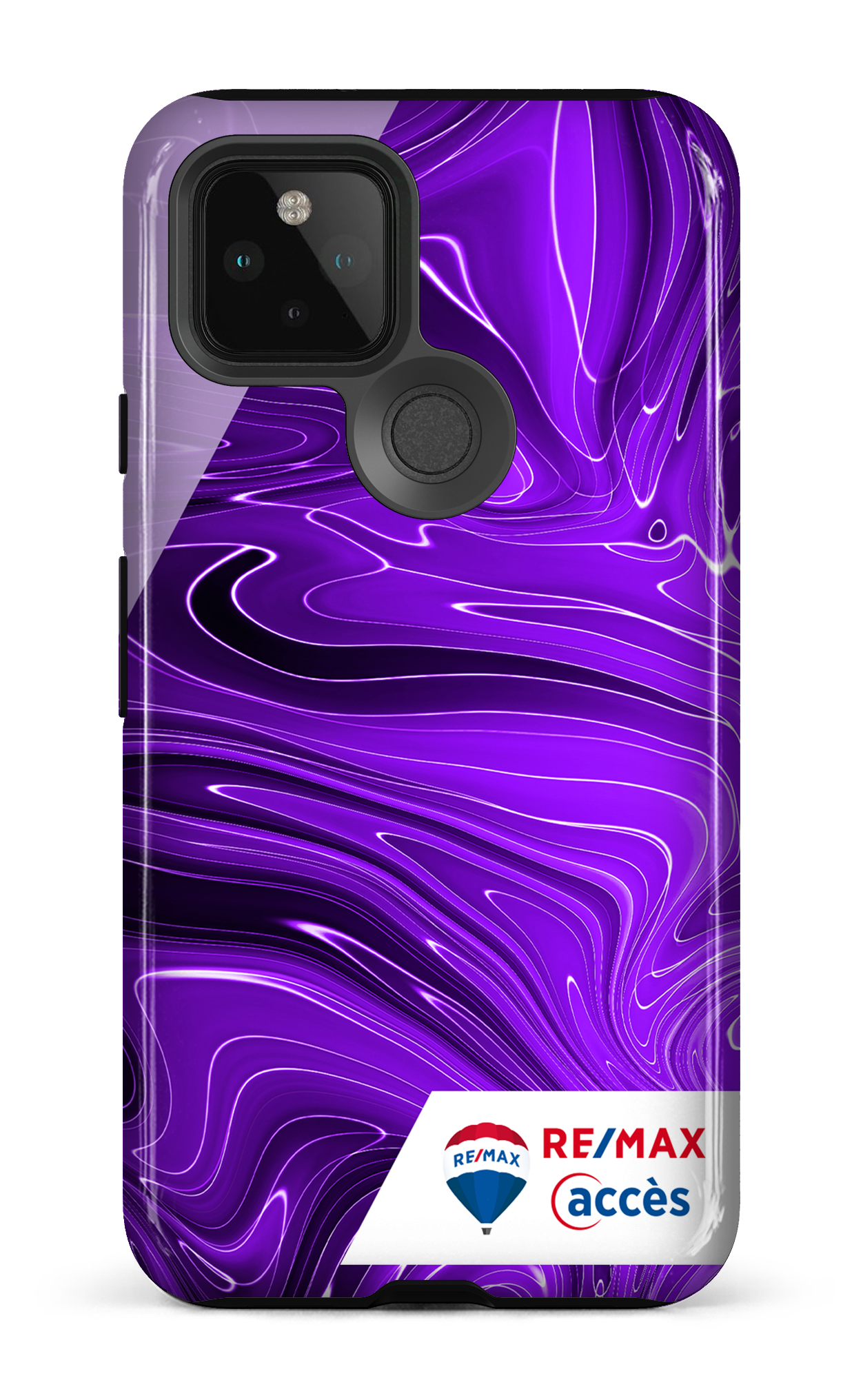 Peinture marbrée sombre violette - Google Pixel 5