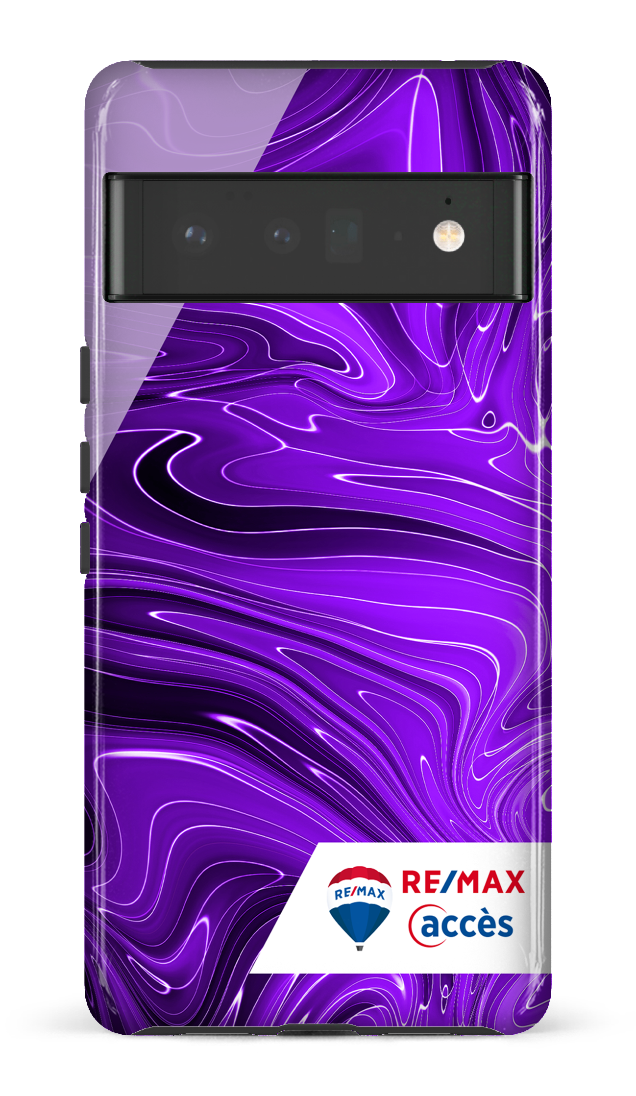 Peinture marbrée sombre violette - Google Pixel 6 pro