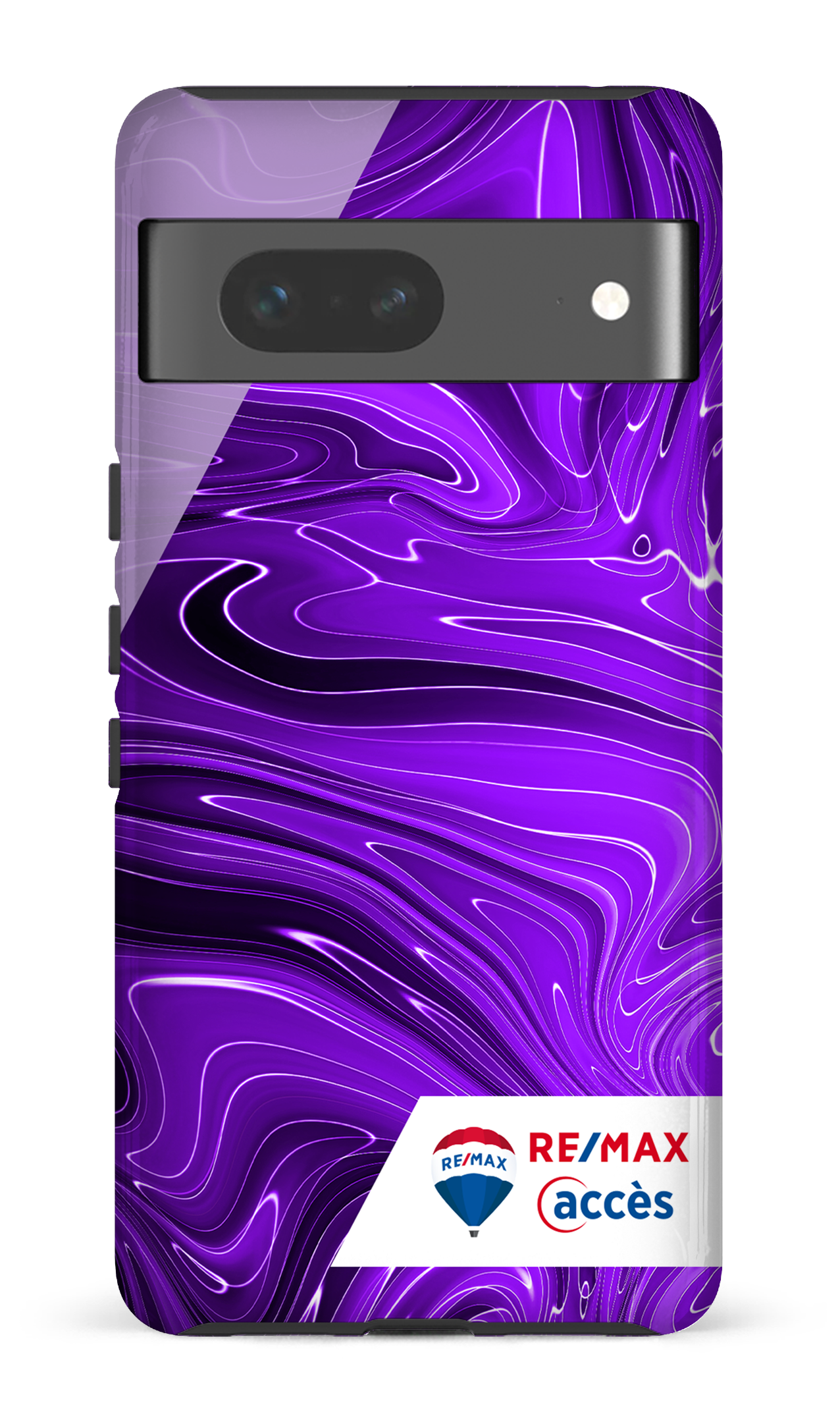 Peinture marbrée sombre violette - Google Pixel 7