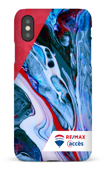 Peinture marbrée claire - iPhone X/Xs