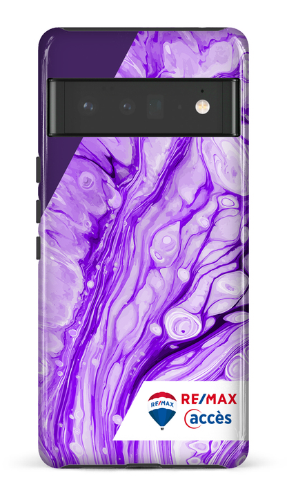 Peinture marbrée claire violette - Google Pixel 6 pro