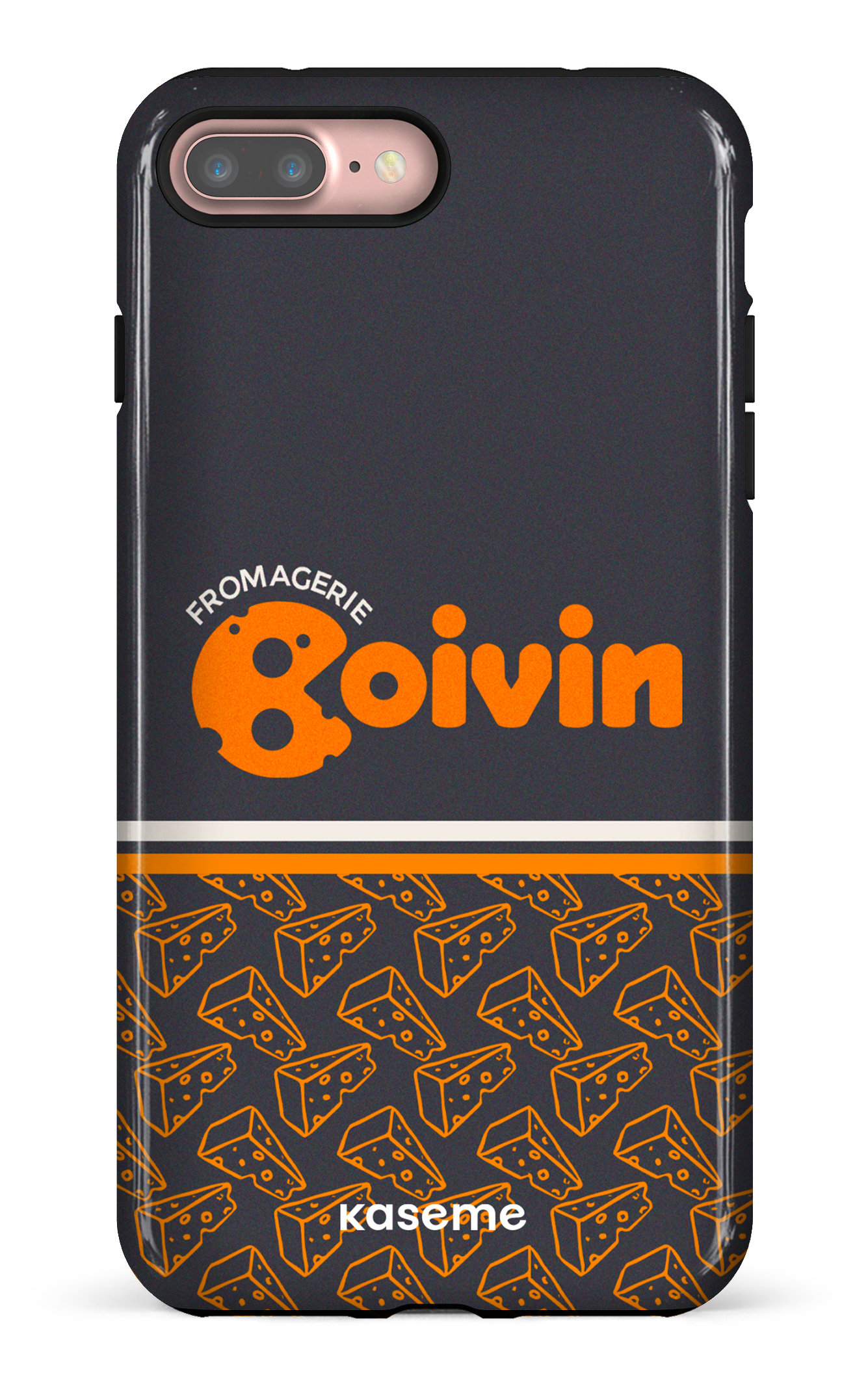 iPhone 7/8 Plus Tough Boivin Gris x Fromages -