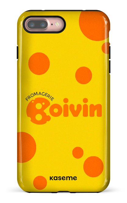 iPhone 7/8 Plus Tough Boivin Jaune x Ronds -