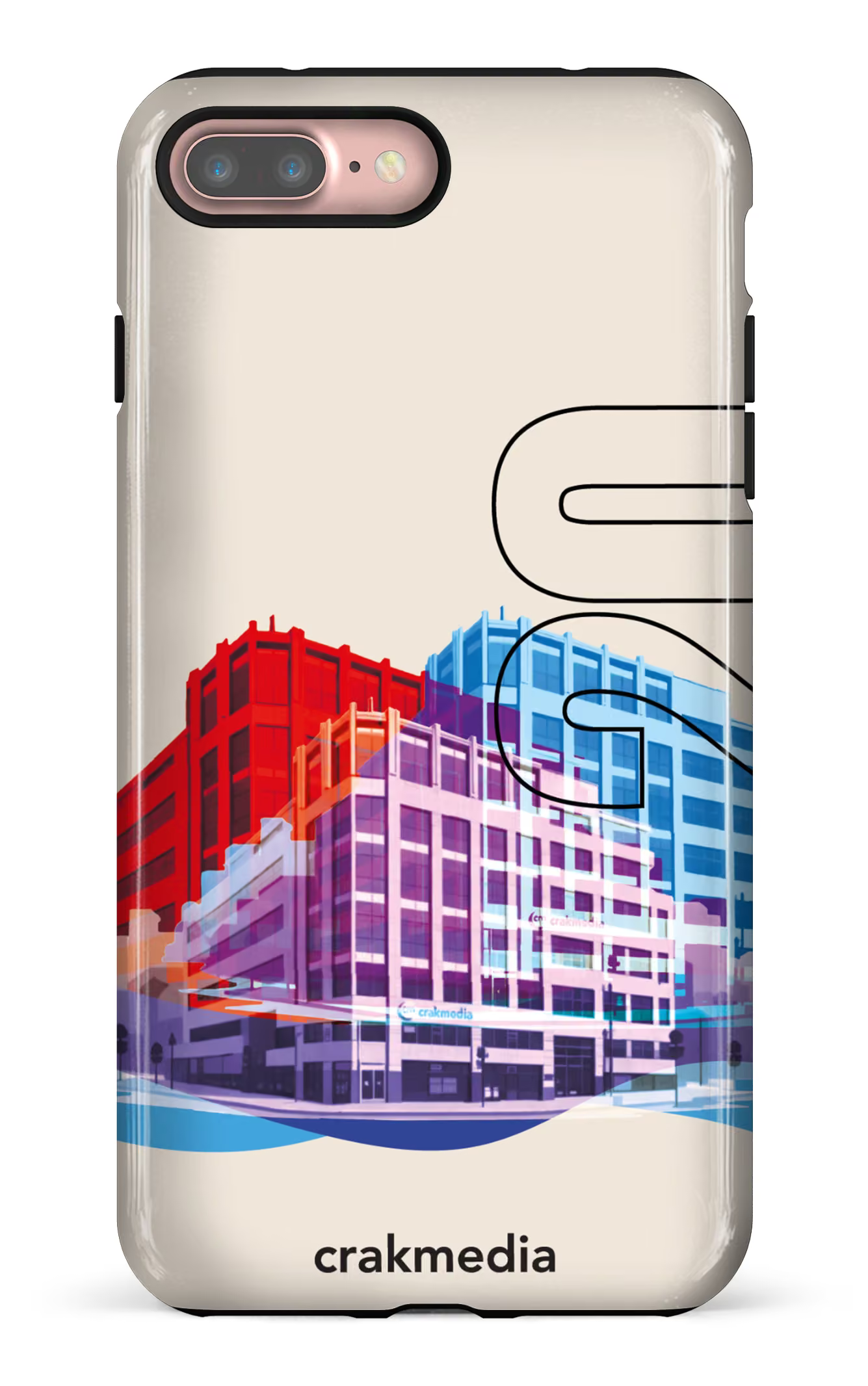 iPhone 7/8 Plus Tough Building Crakmedia -