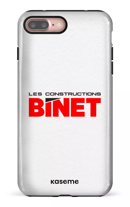 iPhone 7/8 Plus Tough Constructions Binet Blanc -
