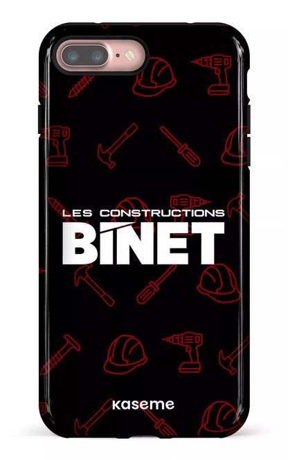 iPhone 7/8 Plus Tough Constructions Binet Noir -