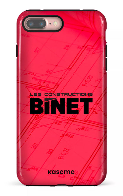 iPhone 7/8 Plus Tough Constructions Binet Rouge -