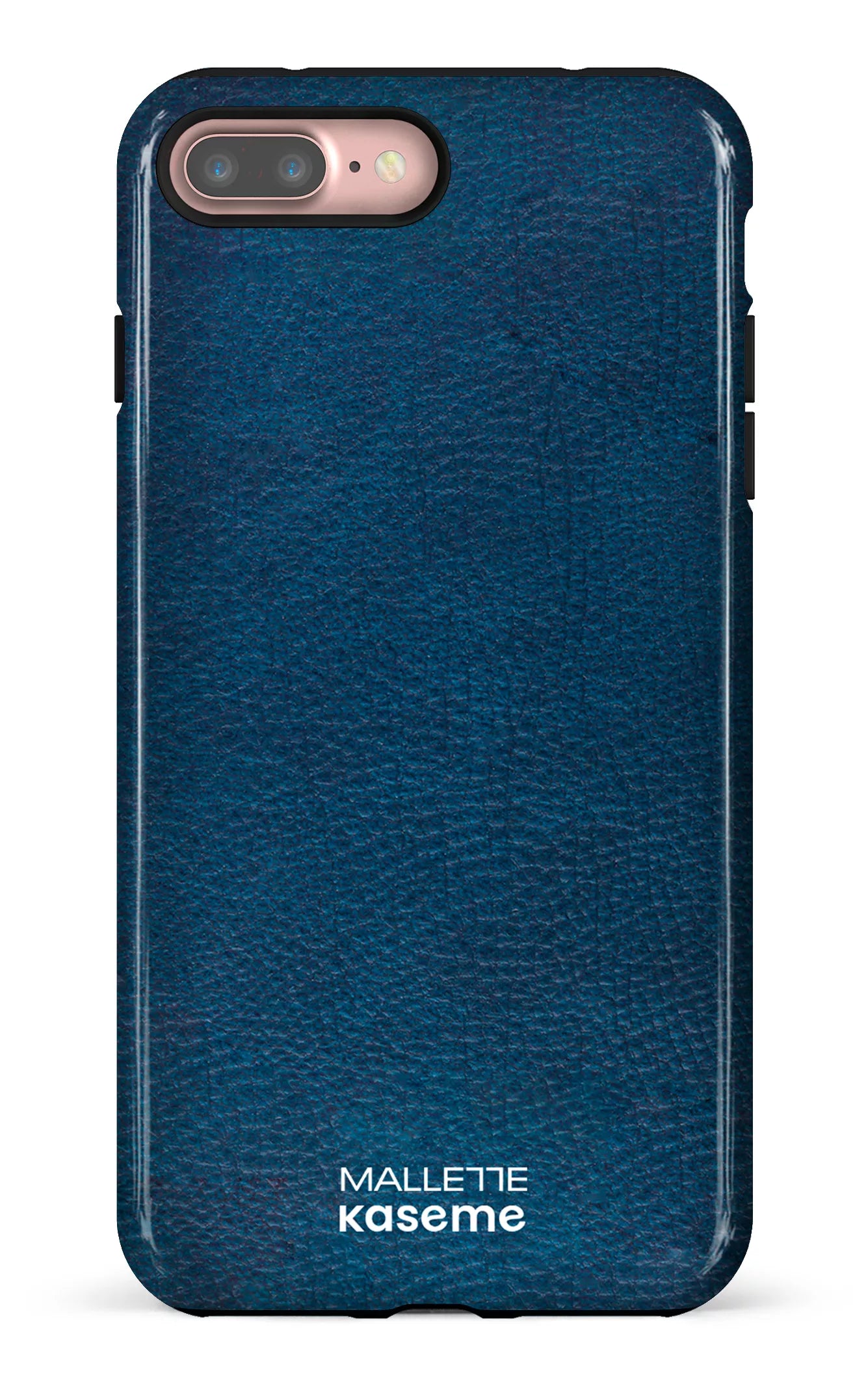iPhone 7/8 Plus Tough Cuir Bleu x Mallette -