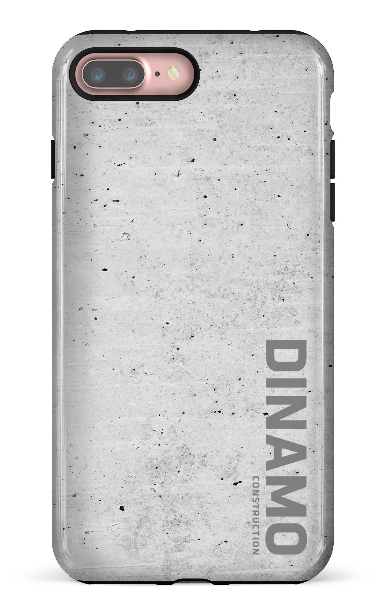 iPhone 7/8 Plus Tough Dinamo Gris x Logo Gris -