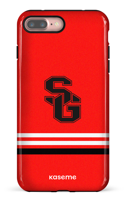 iPhone 7/8 Plus Tough Dragons PSG Rouge -