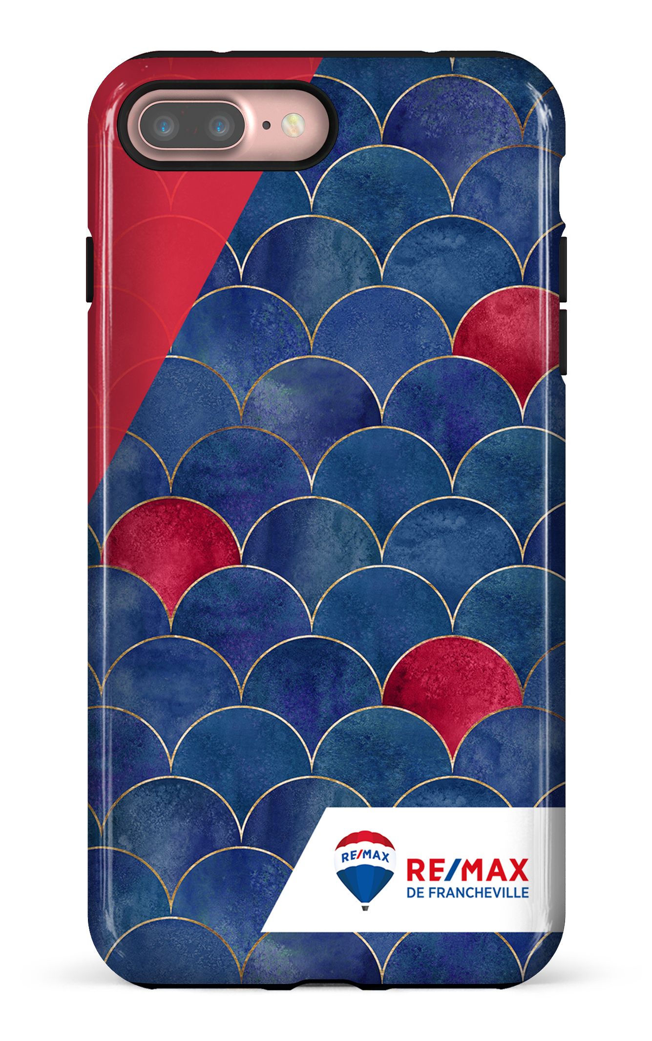 iPhone 7/8 Plus Tough Écailles bicolores de Francheville -