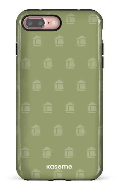 iPhone 7/8 Plus Tough Flordeco motif sauge -