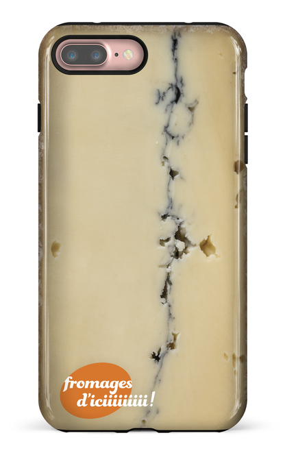 iPhone 7/8 Plus Tough Fromage Cendré Logo -