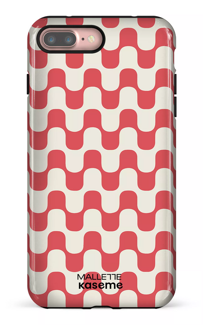 iPhone 7/8 Plus Tough Hippy Rouge x Mallette -