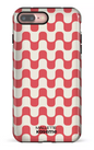 iPhone 7/8 Plus Tough Hippy Rouge x Mallette -