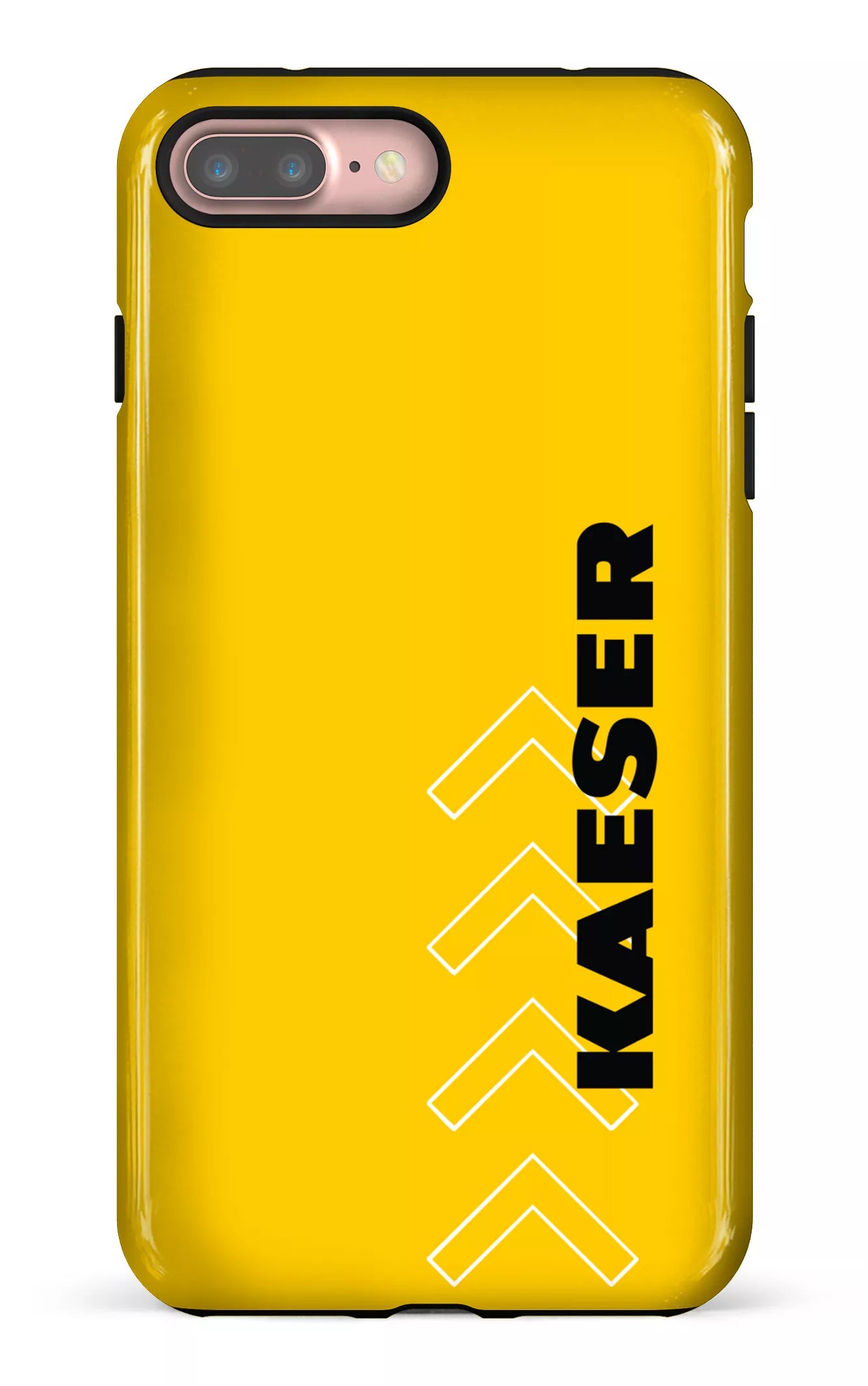 iPhone 7/8 Plus Tough Kaeser Flèches Jaune -