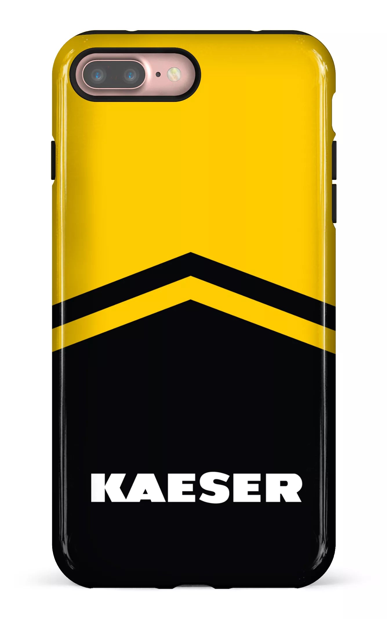 iPhone 7/8 Plus Tough Kaeser Noir et Jaune -