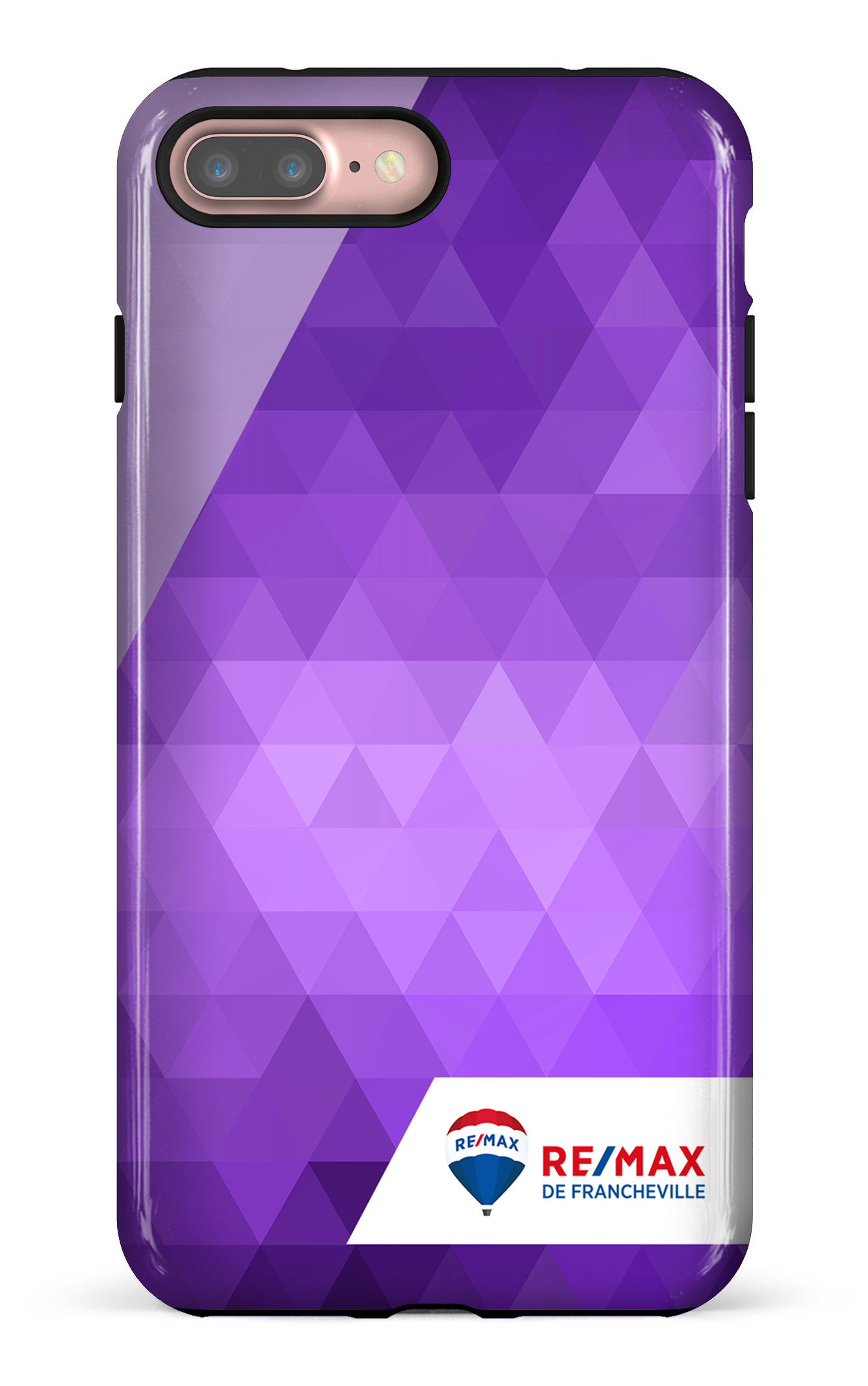 iPhone 7/8 Plus Tough Motif Triangle de Francheville -