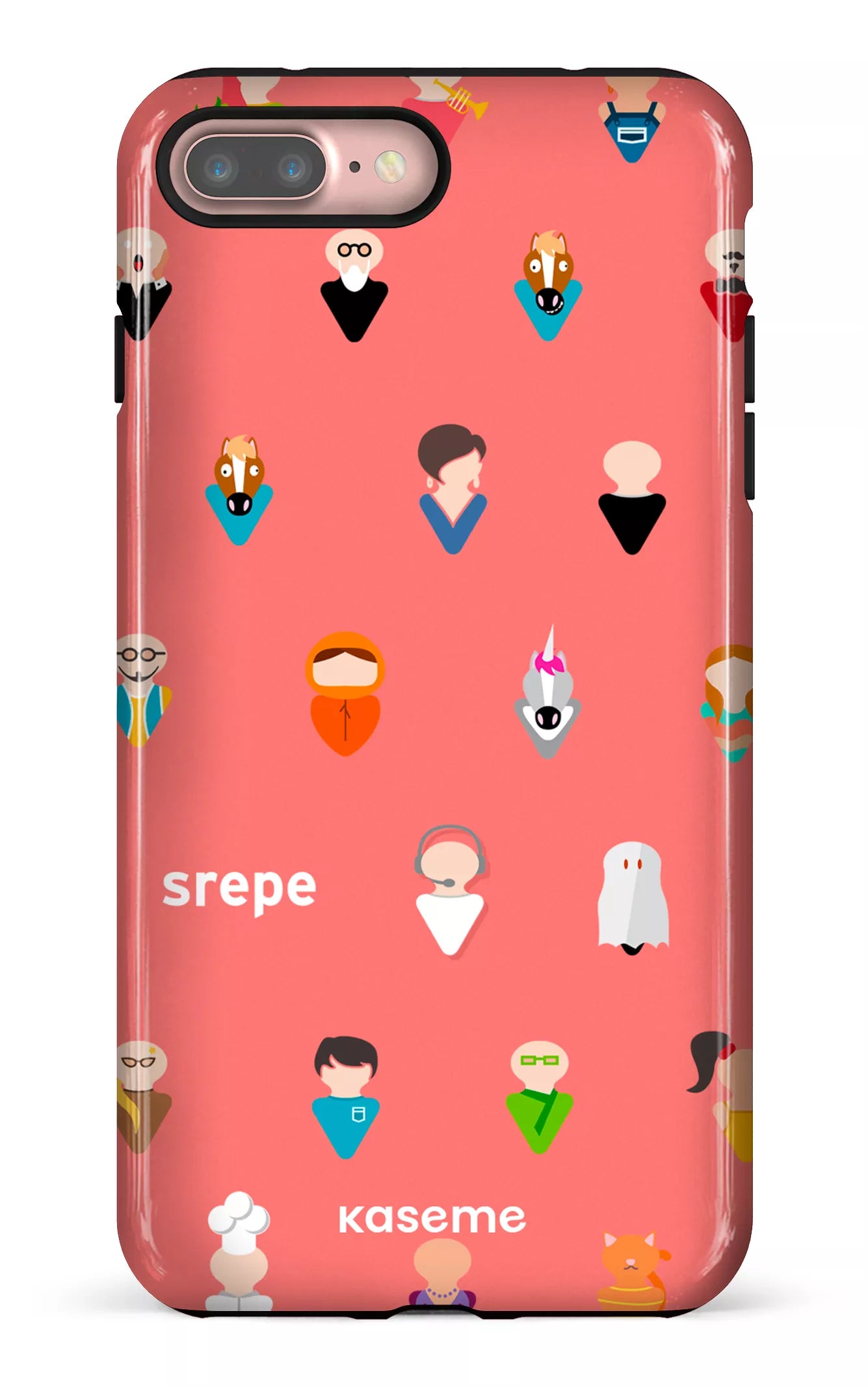 iPhone 7/8 Plus Tough Personnages Saumon -