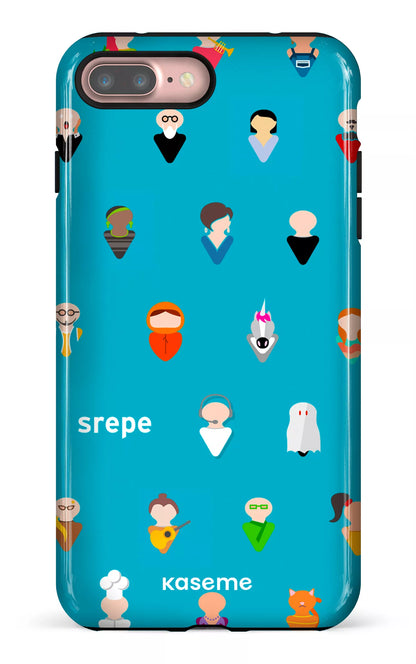 iPhone 7/8 Plus Tough Personnages Turquoise -