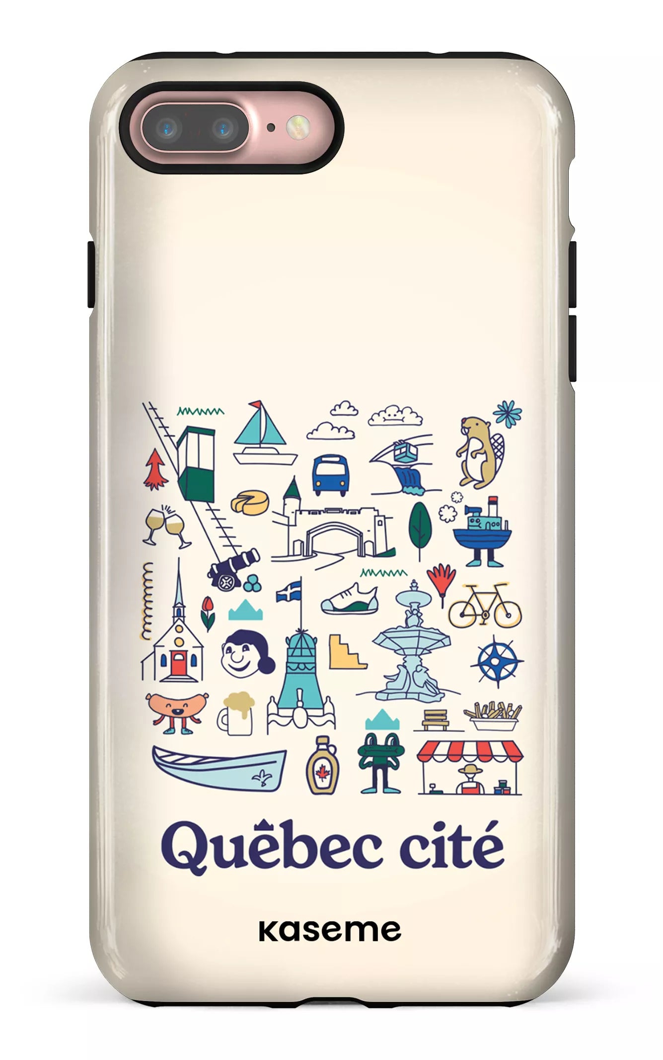 iPhone 7/8 Plus Tough Québec illustré -