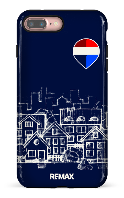 iPhone 7/8 Plus Tough Remax Sketch Bleu -