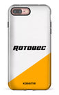 iPhone 7/8 Plus Tough Rotobec Blanc et Jaune -